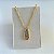 Colar Folheado Ouro 18k Gota Cravejada Colors - Imagem 1
