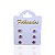 Trio Brincos Folheado Ouro 18k e Prata 925 Redondo Cravejado - Imagem 1