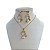 Conjunto Folheado Ouro 18k Gato Pérola - Imagem 1