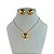 Conjunto Folheado Ouro 18k Chapeado - Imagem 1