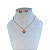 Conjunto Folheado Ouro 18k Infantil Borboleta Resinada - Imagem 1