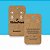 CARTELA BIJUTERIA KRAFT PERSONALIZADA 6x4,8cm 10P11 - Imagem 1