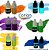Kit 4 Cores + 1 Primer + 1 Verniz. Tinta Glow Corion 5ml C/ Aplicador. Cores a Escolher - Imagem 1