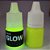 Kit 2 Cores: Amarelo Neon + Vermelho Neon Tinta Corion Glow 5ml c/aplicador. Brilha no Escuro sem Luz Negra - Imagem 2