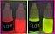 Kit Exclusivo 2 x Tinta Fotoluminescente Corion Led Cell 5ml c/ aplicador - Amarelo Neon  + Vermelho Neon - Imagem 1