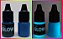 Kit 2 Cores: Azul Neon + Amarelo Neon Tinta Corion Glow 5ml c/aplicador - Imagem 4