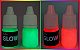 Kit 2 Cores: Verde Neon + Vermelho Neon Tinta Corion Glow 5ml c/aplicador - Imagem 1