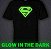 Camiseta: Po Glow Corion Pote 10 gramas P/ Fazer Camiseta que Brilha no Escuro Sem Luz Negra - Imagem 3