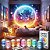 50ml Tinta Glow Corion Led Cell para Parede. Brilha no Escuro Sem Luz Negra - Imagem 13