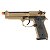 Pistola Airsoft Beretta M92 DUAL TAN BK GBB BLOWBACK - QGK SRC - Imagem 1
