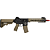 RIFLE AIRSOFT AR15 NEPTUNE 10 SHORT TAN - Imagem 1