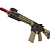 RIFLE AIRSOFT AR15 NEPTUNE 10 SHORT TAN - Imagem 4