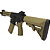 RIFLE AIRSOFT AR15 NEPTUNE 10 SHORT TAN - Imagem 5