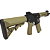 RIFLE AIRSOFT AR15 NEPTUNE 10 SHORT TAN - Imagem 6