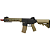 RIFLE AIRSOFT AR15 NEPTUNE 10 SHORT TAN - Imagem 2
