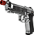 PISTOLA AIRSOFT GBB BERETTA M92 SILVER ROSSI - Imagem 5