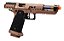 PISTOLA AIRSOFT SAND VIPER ARMY ARMAMENT GBB HI-CAPA JW4 TTI BLOWBACK BRONZE - Imagem 1