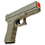 Pistola Airsoft Mola GK V20 Tan Slide Metal Rossi - Imagem 4