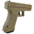 Pistola Airsoft Mola GK V20 Tan Slide Metal Rossi - Imagem 7