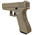 Pistola Airsoft Mola GK V20 Tan Slide Metal Rossi - Imagem 8