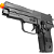 Kit Pistola Airsoft Rossi Spring P226 VG + 300 Munições - Imagem 5