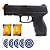 Kit Pistola Airsoft Rossi Spring 24/7 V310 + 150 Munições - Imagem 1