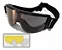 Óculos Tático Goggle Warmmo 03 lentes Airsoft 2.6 mm - Preto - Imagem 5