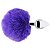 PLUG ANAL EM METAL CROMADO COM POMPOM PELUCIA SLIM - Imagem 4
