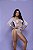 BODY EM TRANSPARENCIA MANGA LONGA COM STRASS Y2065 YAFFA - Imagem 9