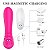 VIBRADOR DE LUXO COM ESTIMULADOR SUCÇÃO GREY RECARREGÁVEL - Imagem 4