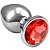 PLUG ANAL EM INOX COM PEDRA - Imagem 6