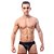 CUECA SENSUAL JOCKSTRAP COURO SINTETICO COM ZIPER - Imagem 2