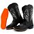 Bota Texana Masculina Texas Gold Delegada Preto - Imagem 2