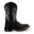 Bota Texana Masculina Texas Gold Delegada Preto - Imagem 1