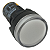 L20-AR2-WP SINALEIRO LED 22MM 220VCA BRANCO I25370 METALTEX - Imagem 4
