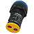 L20-AR2-BLP SINALEIRO LED 22MM 220VCA AZUL I25372 METALTEX - Imagem 4