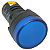 L20-AR2-BLP SINALEIRO LED 22MM 220VCA AZUL I25372 METALTEX - Imagem 3