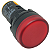 L20-AR1-R SINALEIRO LED 22MM 110VCC/VCA VERMELHO I25433 METALTEX - Imagem 4