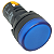 L20-AR1-BLP SINALEIRO LED 22MM 110VCC/VCA AZUL I25430 METALTEX - Imagem 4