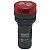 BZ20-2L-R SINALIZADOR 22MM SONORO LED 220VCA VERMELHO I11235 METALTEX - Imagem 3