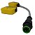 YSM-22K4-MEFN-P012 SENSOR MAGNÉTICO 2NA 24VDC SAIDA RABICHO 0.15M + CONEC. M12 4P 605-000-753 CONTRINEX - Imagem 3