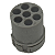 RC-06S1N8B0000 INSERTO DE CONTATO 6 PÓLOS CONEXÃO PARA CRIMP 1594145 PHOENIX CONTACT - Imagem 2