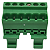 MSTBVK 2,5/ 6-G-5,08 CONECTOR PARA TRILHO DE FIXAÇÃO VERDE 1788761 PHOENIX CONTACT - Imagem 1