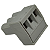 MSTB 2,5/ 3-ST-5,08 ABGY AU CONECTOR PARA PLACA DE CIRCUITO IMPRESSO 1849396 PHOENIX CONTACT - Imagem 2