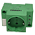 SD-D/SC TOMADA DE QUADRO DE COMANDO CONEXÃO POR ROSQUEAMENTO VERDE 2963310 PHOENIX CONTACT - Imagem 3