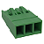 MSTBC 2,5/ 3-ST-5,08 CONECTOR PARA PLACA DE CIRCUITO IMPRESSO VERDE 1808829 PHOENIX CONTACT - Imagem 1
