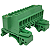 UMSTBVK 2,5/10-GF-5,08 CONECTOR PARA TRILHO DE FIXAÇÃO VERDE 1788004 PHOENIX CONTACT - Imagem 1