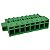 MSTBC 2,5/ 8-STZF-5,08 BD:1-8 CONECTOR PARA PLACA DE CIRCUITO IMPRESSO VERDE 1726703 PHOENIX CONTACT - Imagem 1