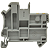 UT 4/ 1P-F FLANGE PARAFUSADO PARA CONECTORES COMBI CINZA 3060458 PHOENIX CONTACT - Imagem 3