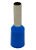 PZCY-E2508-BLUE TERMINAL ILHOS PRÉ-ISOLADO 2,5MM² AZUL 8MM PENZEL 100 UNID. - Imagem 1